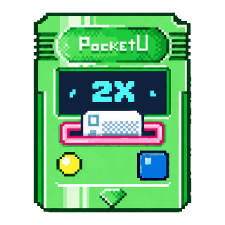 Green card-to-points arcade machine